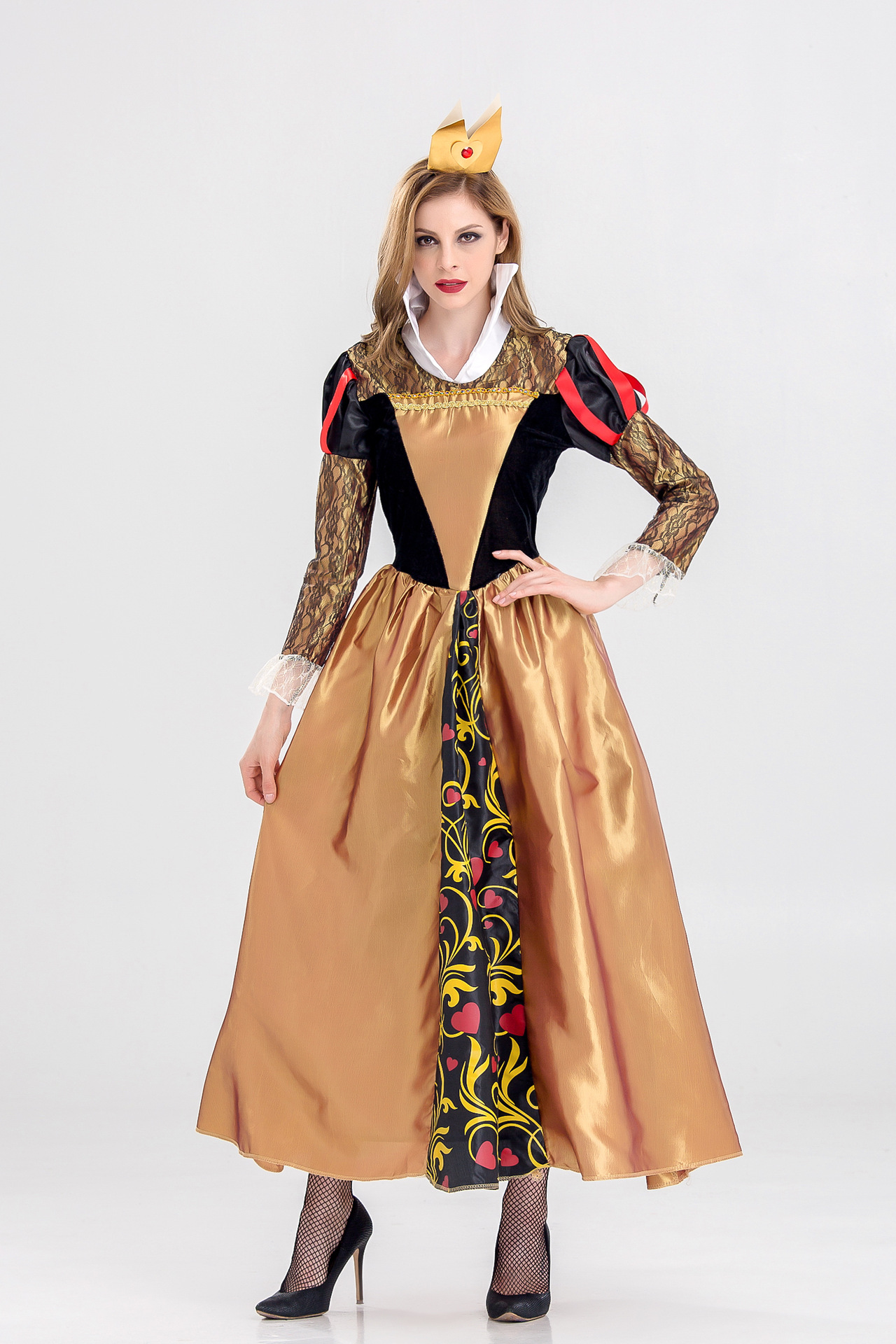 万圣节2019新款cosplay毒皇后服装 复古宫廷装 化装舞会舞台扮演