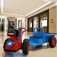拖拉机玩具车可坐人 儿童电动车超大号手扶四轮汽车贝多奇