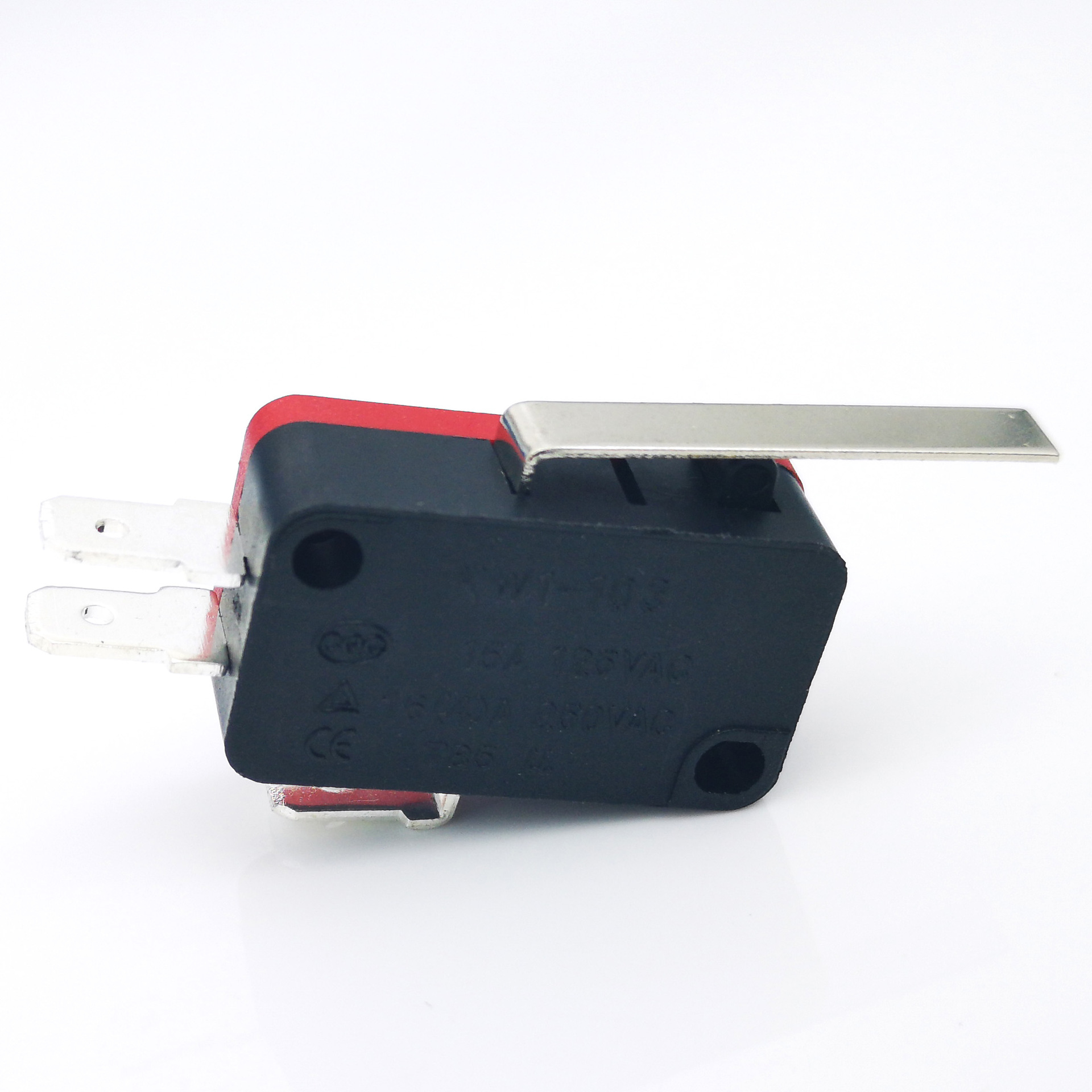 厂家直销 微动开关带杆 带柄 大功率16a/250v 3脚 电饭锅/微波炉