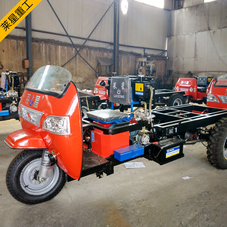 山东自卸式柴油三轮车 2t工矿运输三轮车 18马力工程车厂家热销