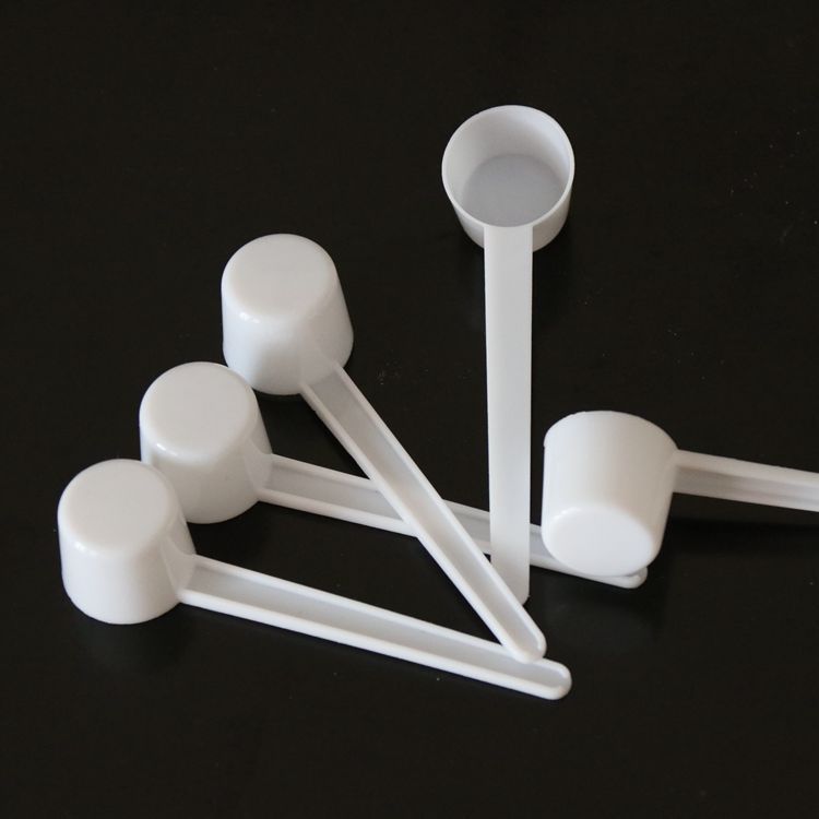 现货5g克塑料勺 5克奶粉勺 平底塑料小勺 量勺