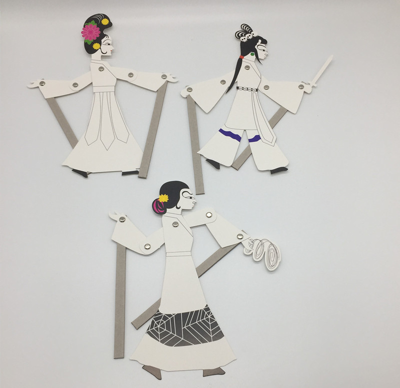 西游记人物皮影戏 手工diy 儿童绘画制作材料包幼儿园美劳批发