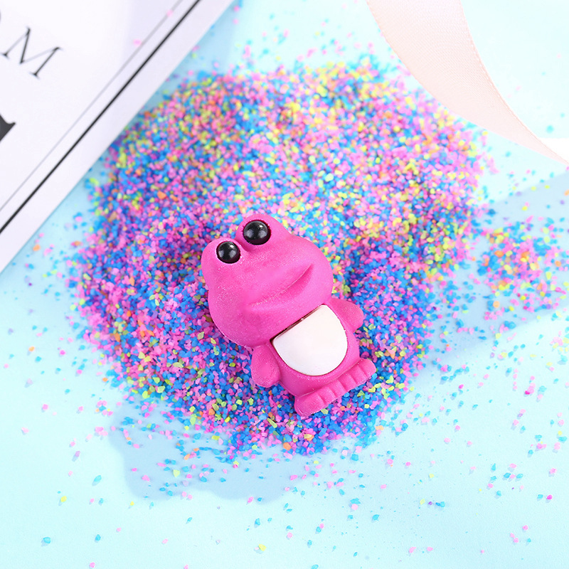 笼损千汇创意可爱卡通动物橡皮擦学习用品可拆装橡皮学生奖品礼品