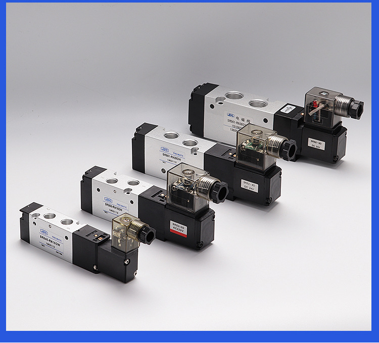 杰菲特 原装正品 三位五通中泄双电控电磁阀sr540-es5dw -es8dw