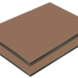 大量批发上海吉祥4mm21丝浅咖啡铝塑板,内墙铝塑板