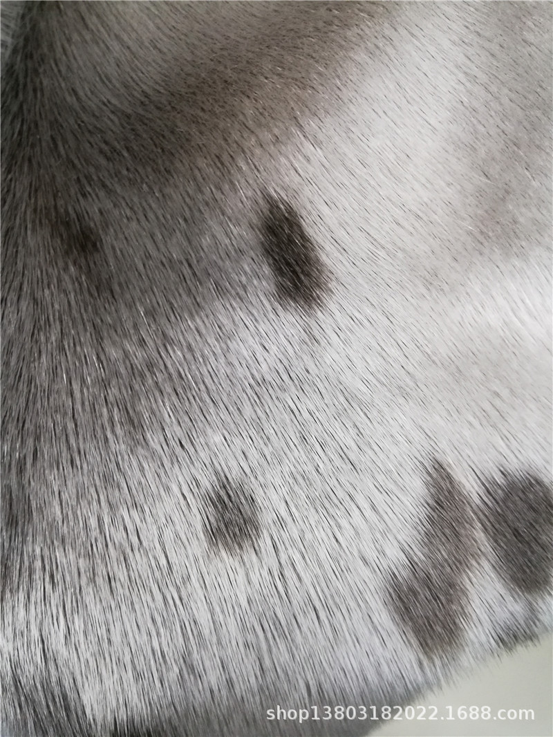 海豹皮毛一体皮草双面夹克 自然斑点海豹皮夹克 户外男式皮草