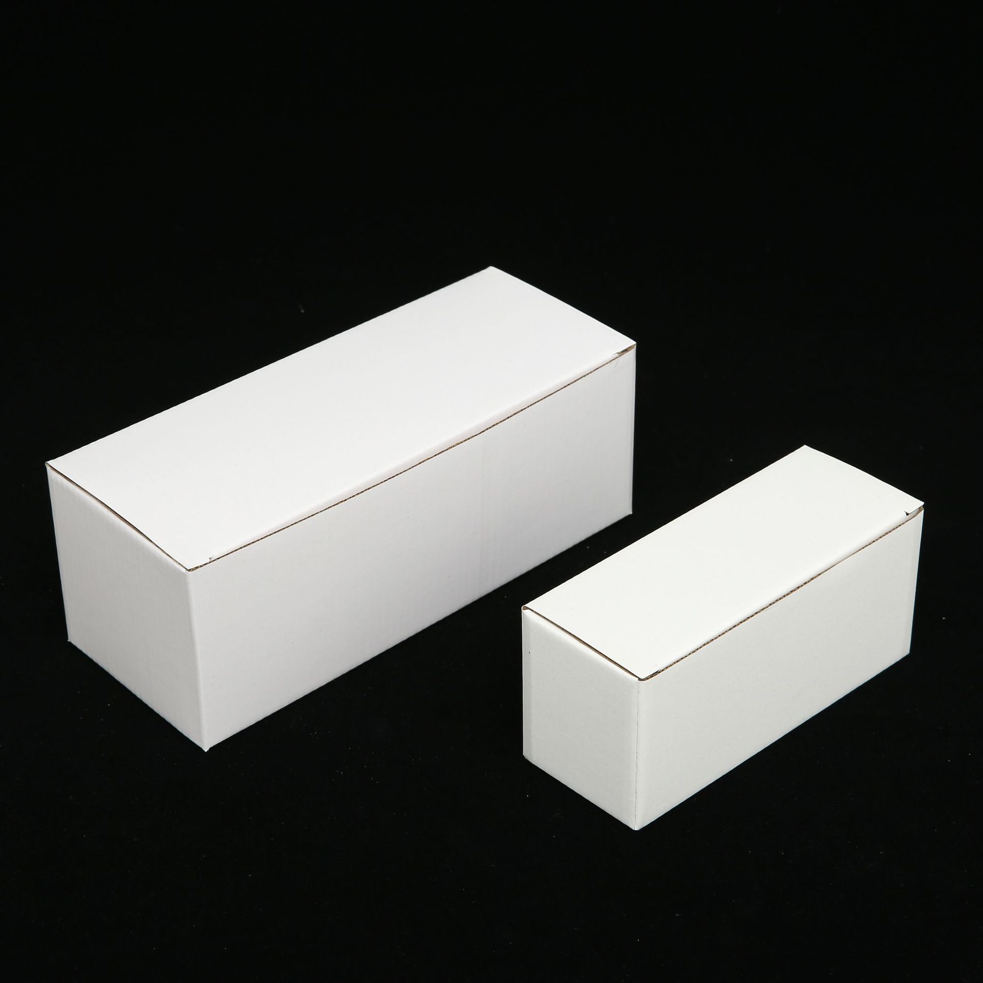 三层扣底翻盖瓦楞纸盒杯子盒彩盒定购礼品包装盒批发 白色现货