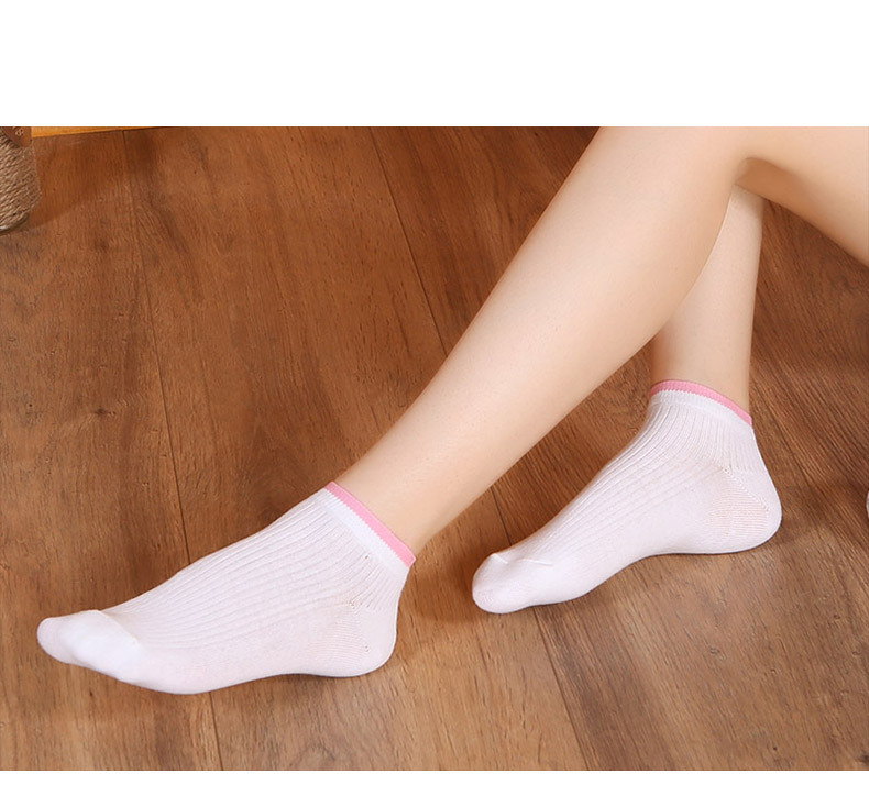 【已经放假,初十发货】袜子女短袜夏季白色女船袜纯棉女士袜子