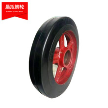 南京胶轮 4寸5寸6寸8寸10寸12寸 老虎车轮 铁芯橡胶拉车轮批发