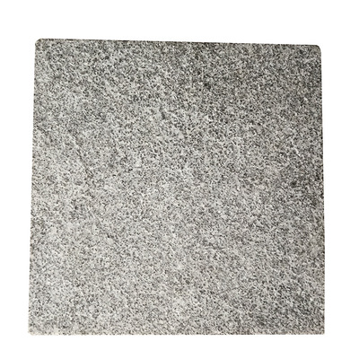 654芝麻灰花岗岩板 60*30浅灰麻火烧石 广场人行道烧毛面地面铺贴