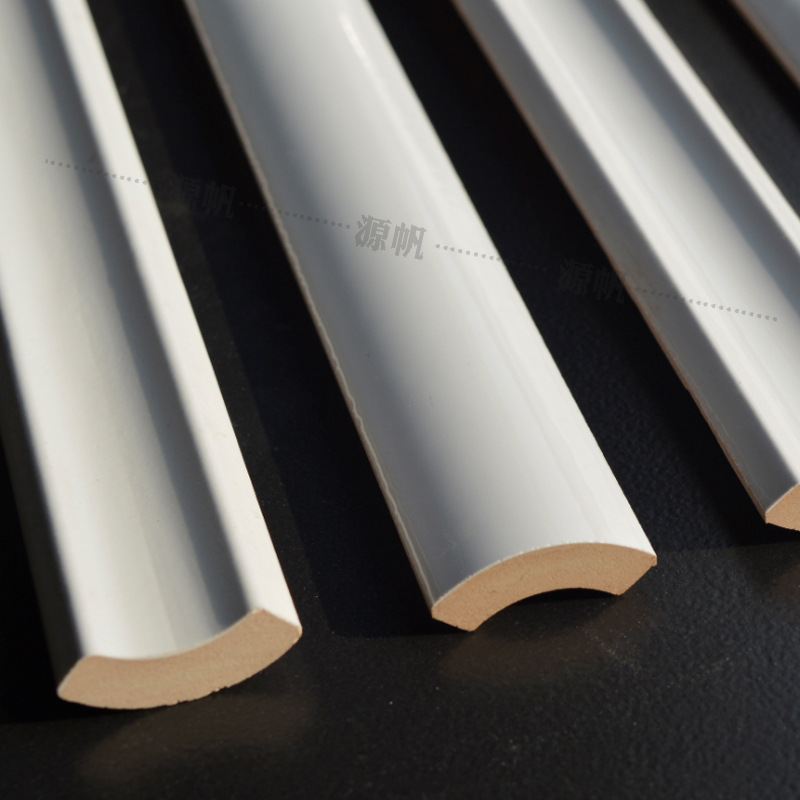 瓷砖陶瓷阳角线调色300 白色亮光酒店厨房食品厂压条转角阴角条