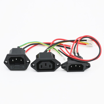 定做船型开关焊线ac插座焊线轻触开关线束长度可按照要求定制