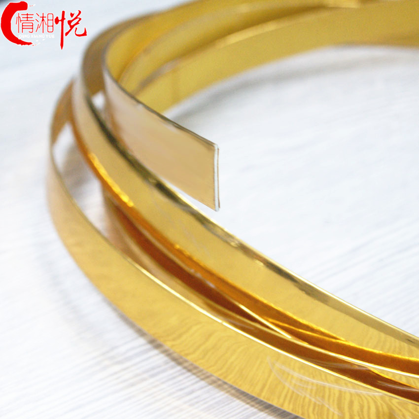 移门装饰条厂家直销 pvc金色银色家具封边条 衣柜塑料装饰插条