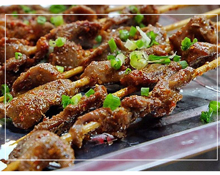 鸭胗大串20串大排档烧烤串冷冻半成品冷冻小吃烧烤串小鲜肉串