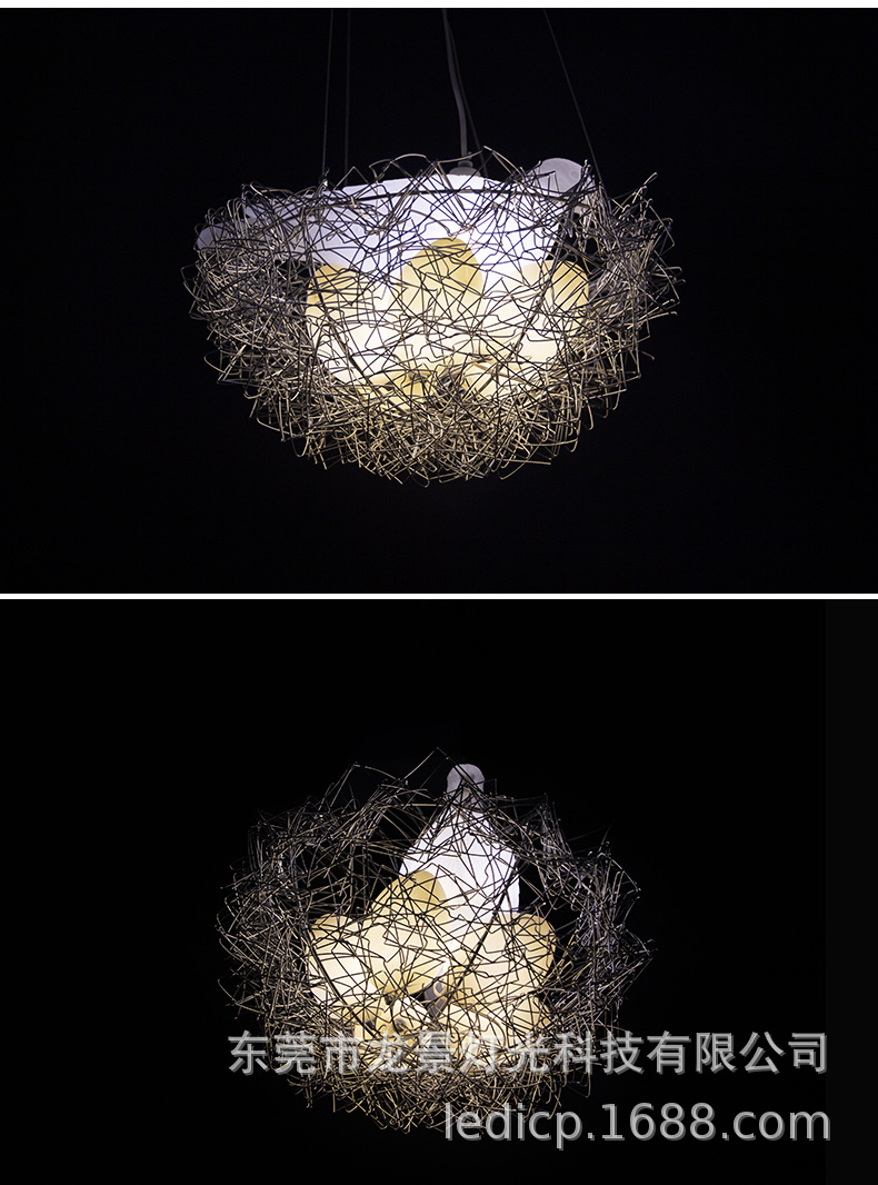 led鸟巢灯 鸟巢景观灯户外树木装饰灯鸟巢鸟蛋小鸟装饰亮化景观灯