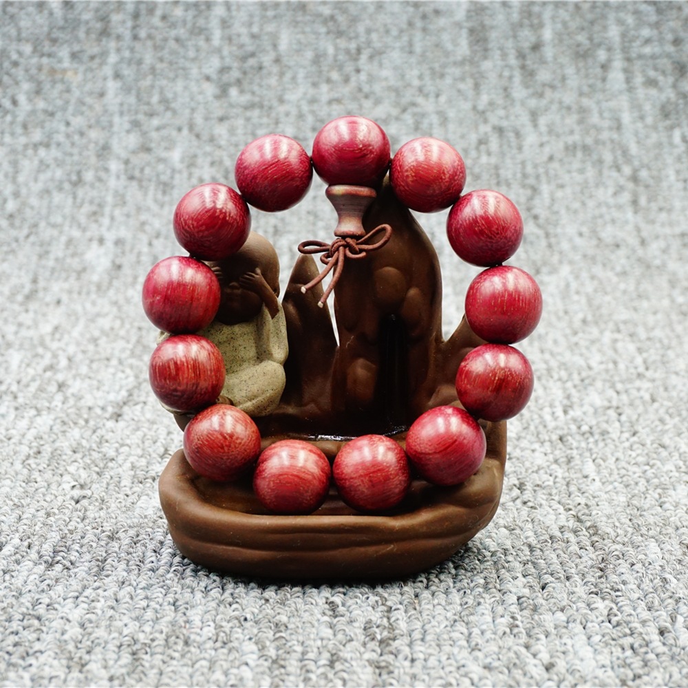 厂家直销批发正宗 紫罗兰玫瑰檀手串木质佛珠手链地摊礼品货源