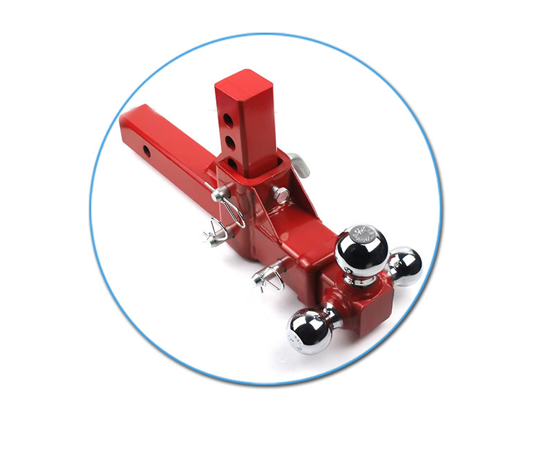 三球头可调节拖车臂 拖车连接器 焊接拖车配件 配套插销 喷塑