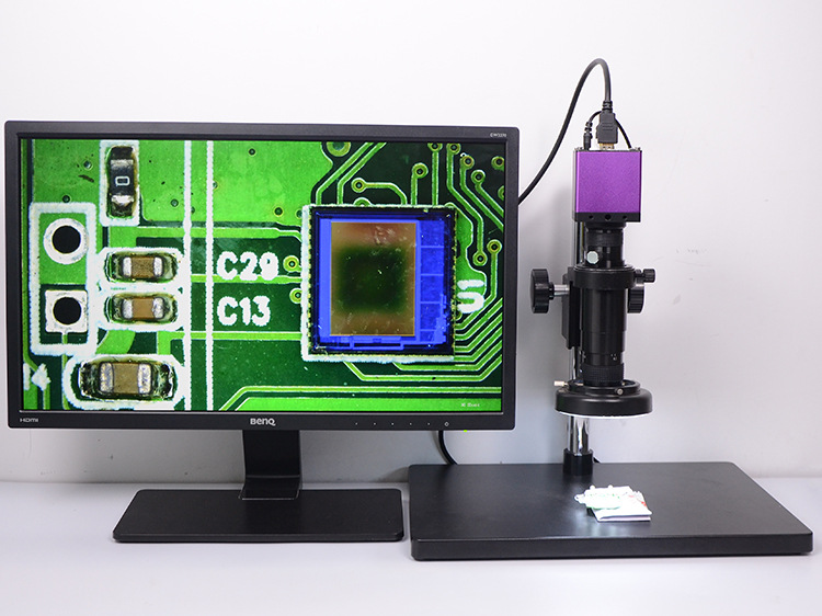 视频显微镜hdmi高清电子放大镜工业相机pcb维修数码电子显微镜