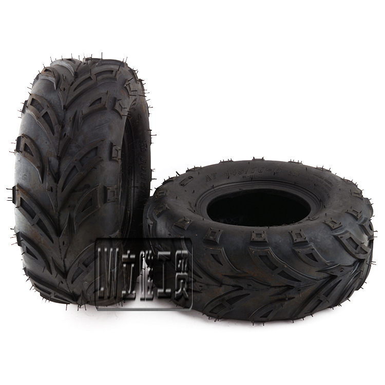 atv沙滩车配件适用小悍马小公牛轮胎6寸真空胎145/70-6寸火焰花胎