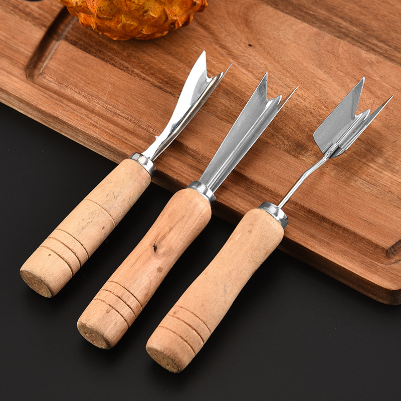 季节清仓不锈钢菠萝刀削皮器去眼器去籽器菠萝铲菠萝叉果蔬工具