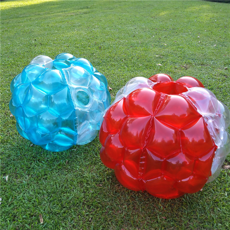 pvc加厚户外运动会碰碰球 充气悠波球泡泡弹球充气玩具 品质保证