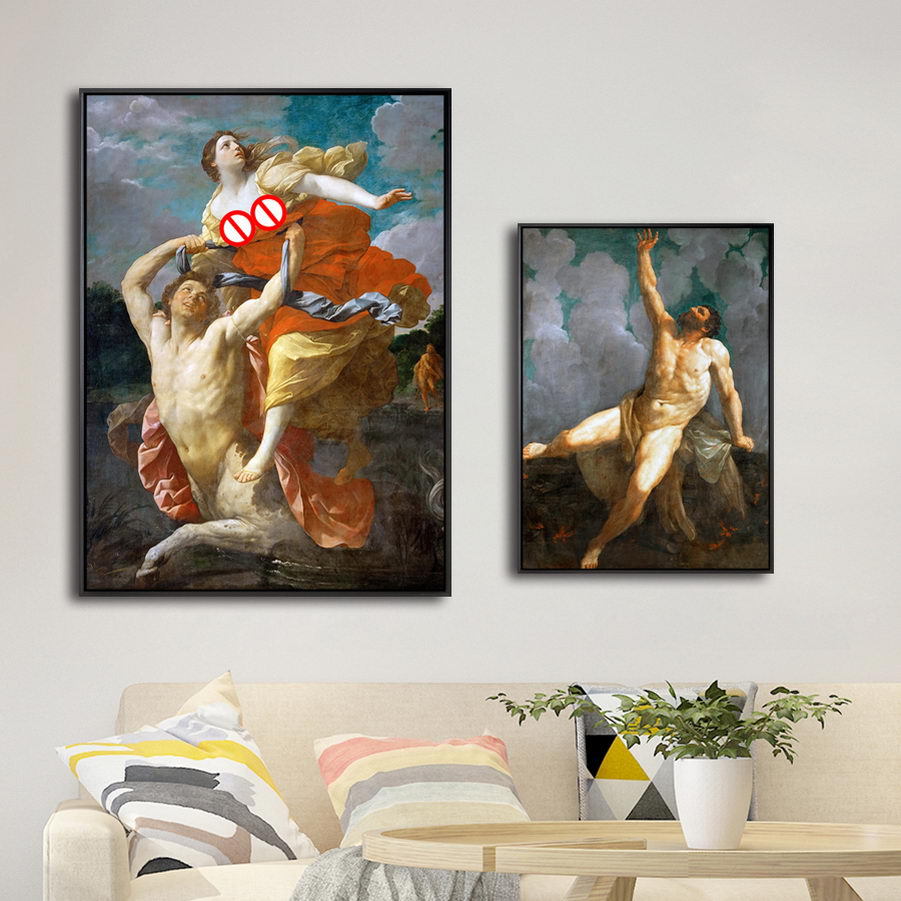 意大利艺术微喷打印画芯定制guido reni纪多雷尼欧式人物肖像画心