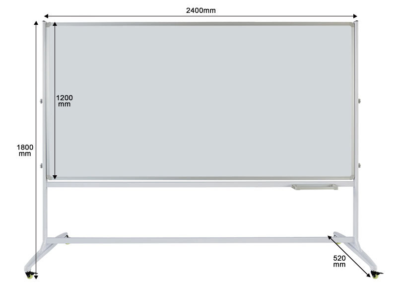 厂家批发定制双面车间办公移动白板黑板绿板磁性白板支架式