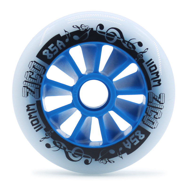 儿童专业速滑鞋轮子成人专业速滑轮竞速大饼轮90mm 100mm 110mm