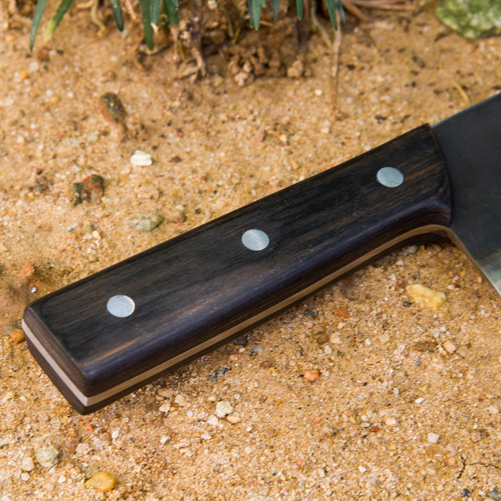 纯手工锻打刀 斩骨木柄锻打刀 杀猪屠宰刀 锻打菜刀 切肉刀 手工