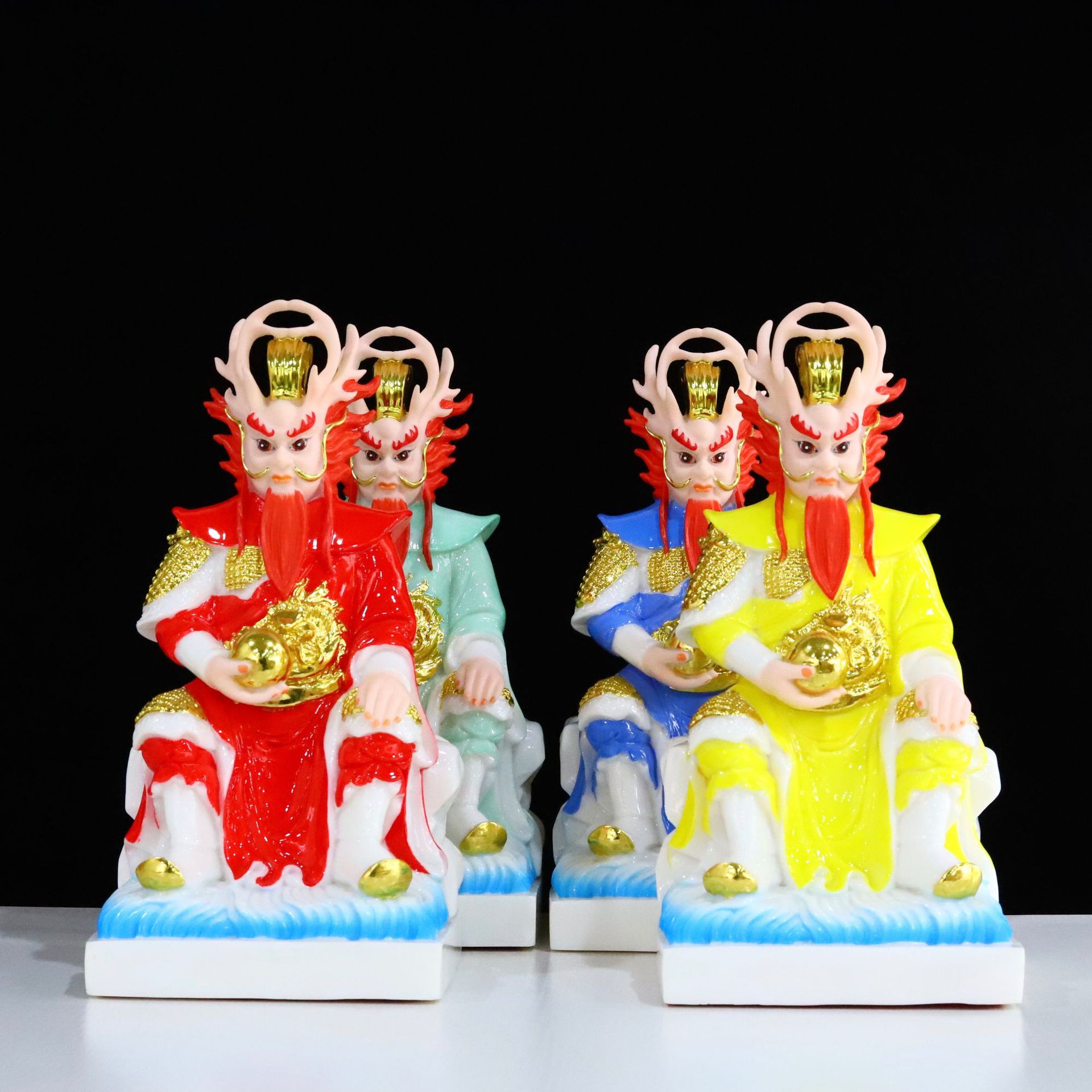 金盛威汉白玉龙王像四海龙王爷像龙王像家庭东海西海南海北海