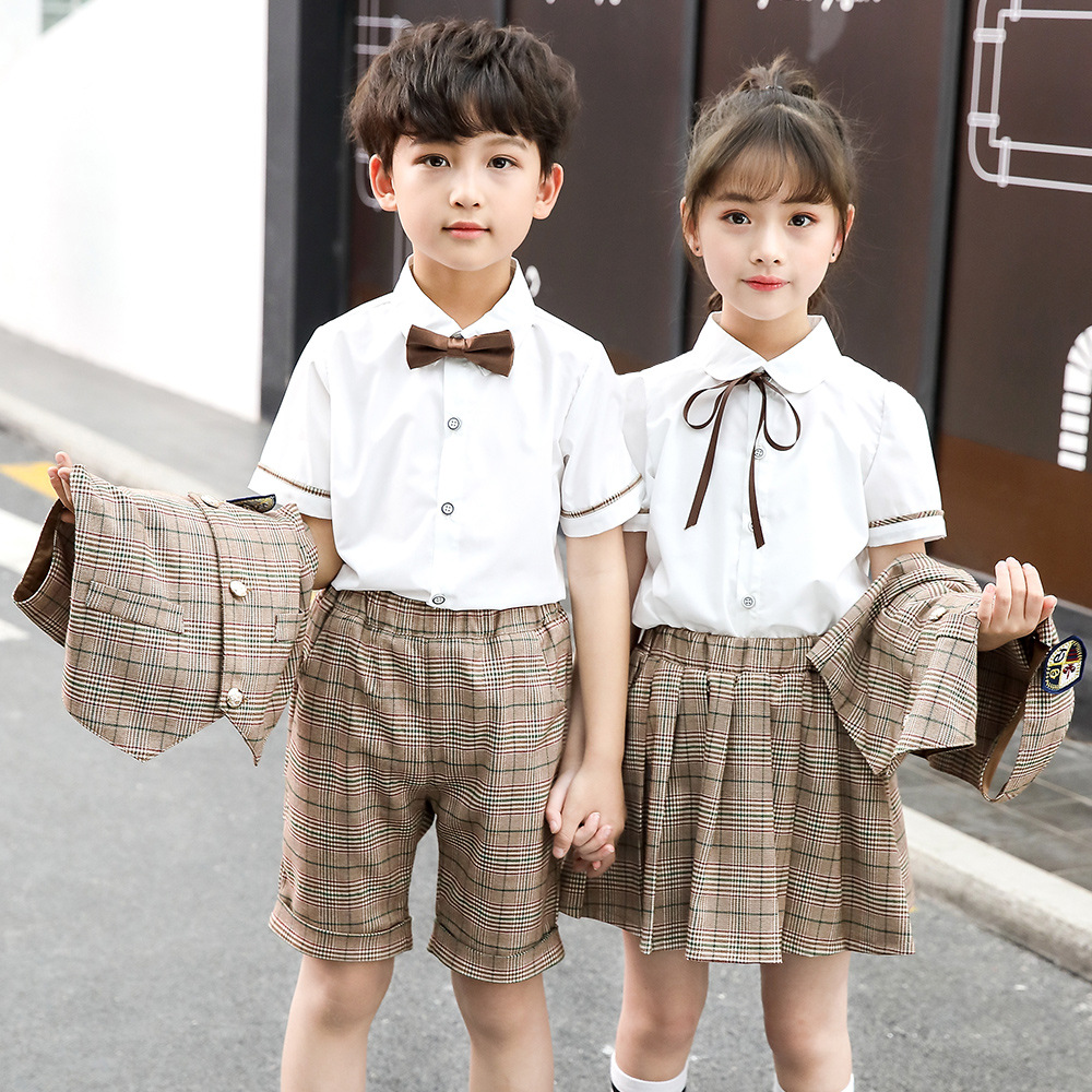 小儿郎童装男女童装夏款幼儿园服夏季学生校服班服定做定制三件套
