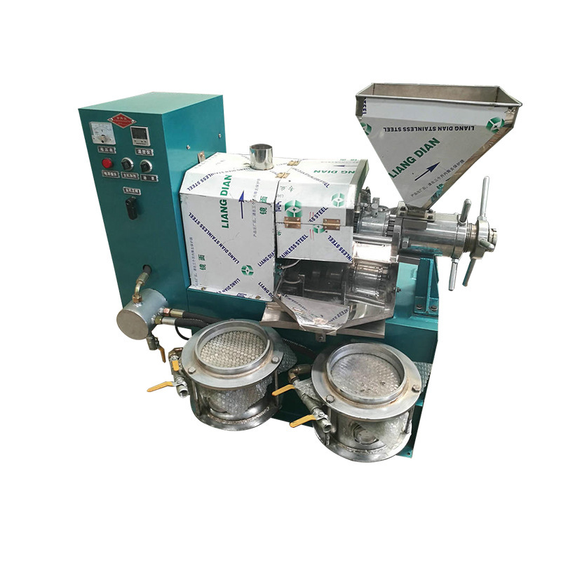 全自动螺旋榨油机 花生菜籽食用油加工设备 多功能控温商用榨油机