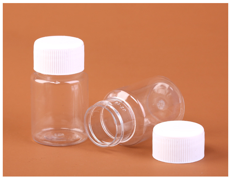 30克加厚透明大口塑料瓶30毫升样品瓶粉剂固体胶囊分装空瓶子
