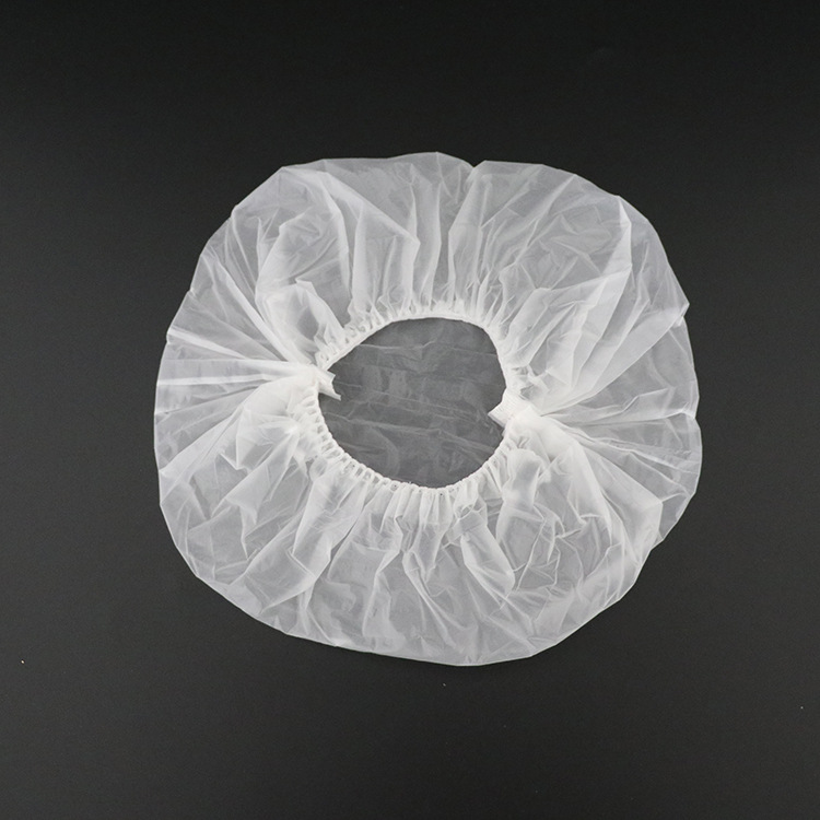 厂家直销一次性浴帽防水酒店 pe可降解加厚透明塑料浴帽定制