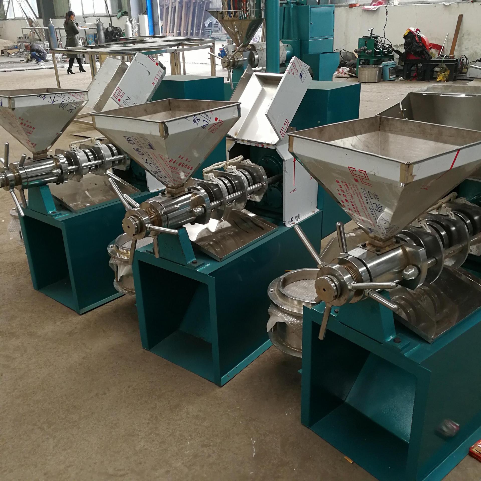 新型螺旋山茶籽茶籽榨油机 食用油加工设备榨油机