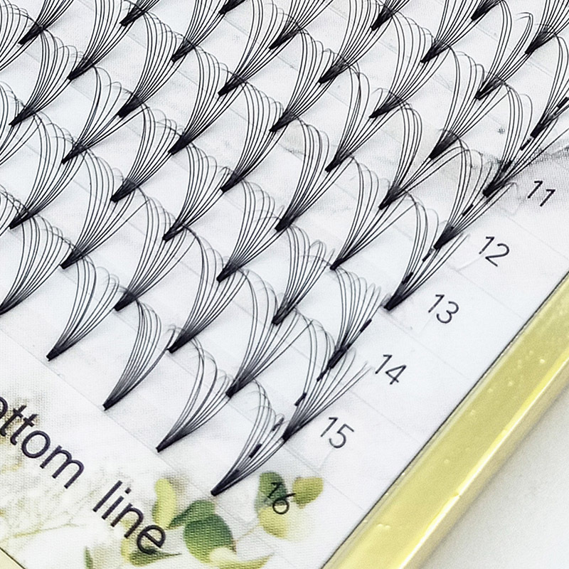 9 PCs Individual False Eyelash Grafting Natural Charm Big Eye False Eyelashes Single Plant Plant Eyelashes Thick Curl Factory Wholesale