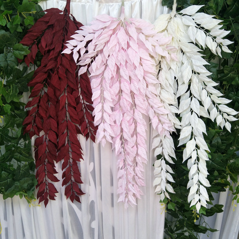 仿真花批发 超大凤尾叶 凤尾把束 植物墙装饰配材 仿真植物