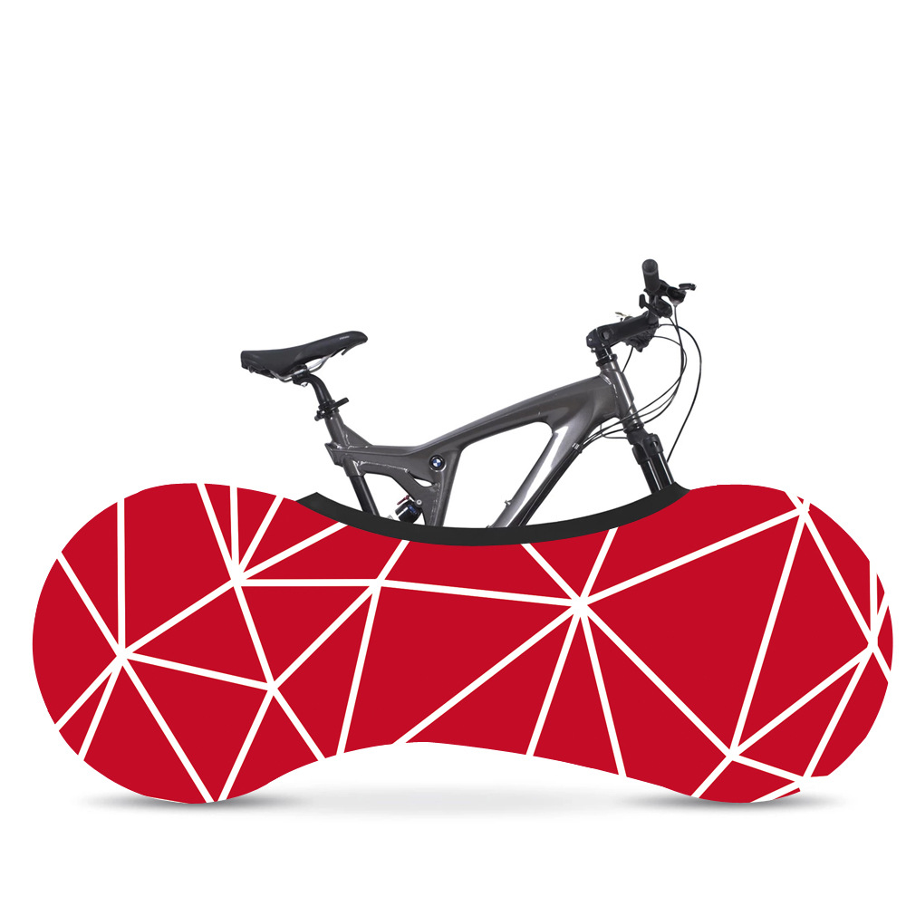 自行车保护套轮胎罩山地自行车防尘防晒轮胎保护套线条系列一件起