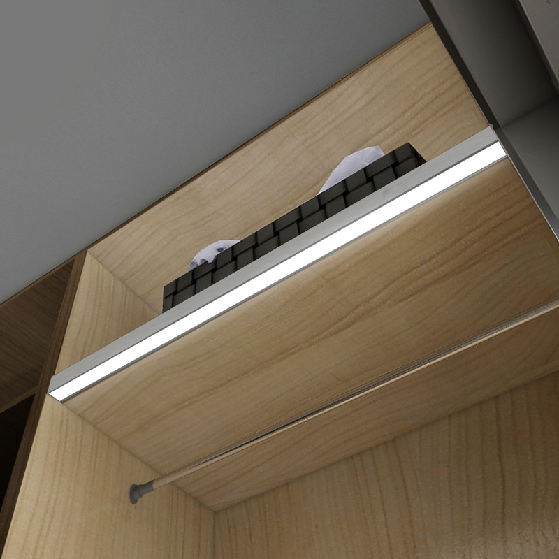 led层板灯 双面发光18mm前置隔板灯 嵌入式led橱柜酒柜感应灯条