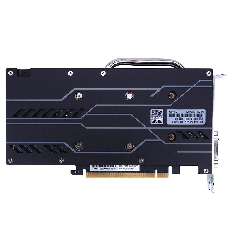 七彩虹网驰geforce gtx1660ti电竞吃鸡6g红黑台式电脑双风扇显卡