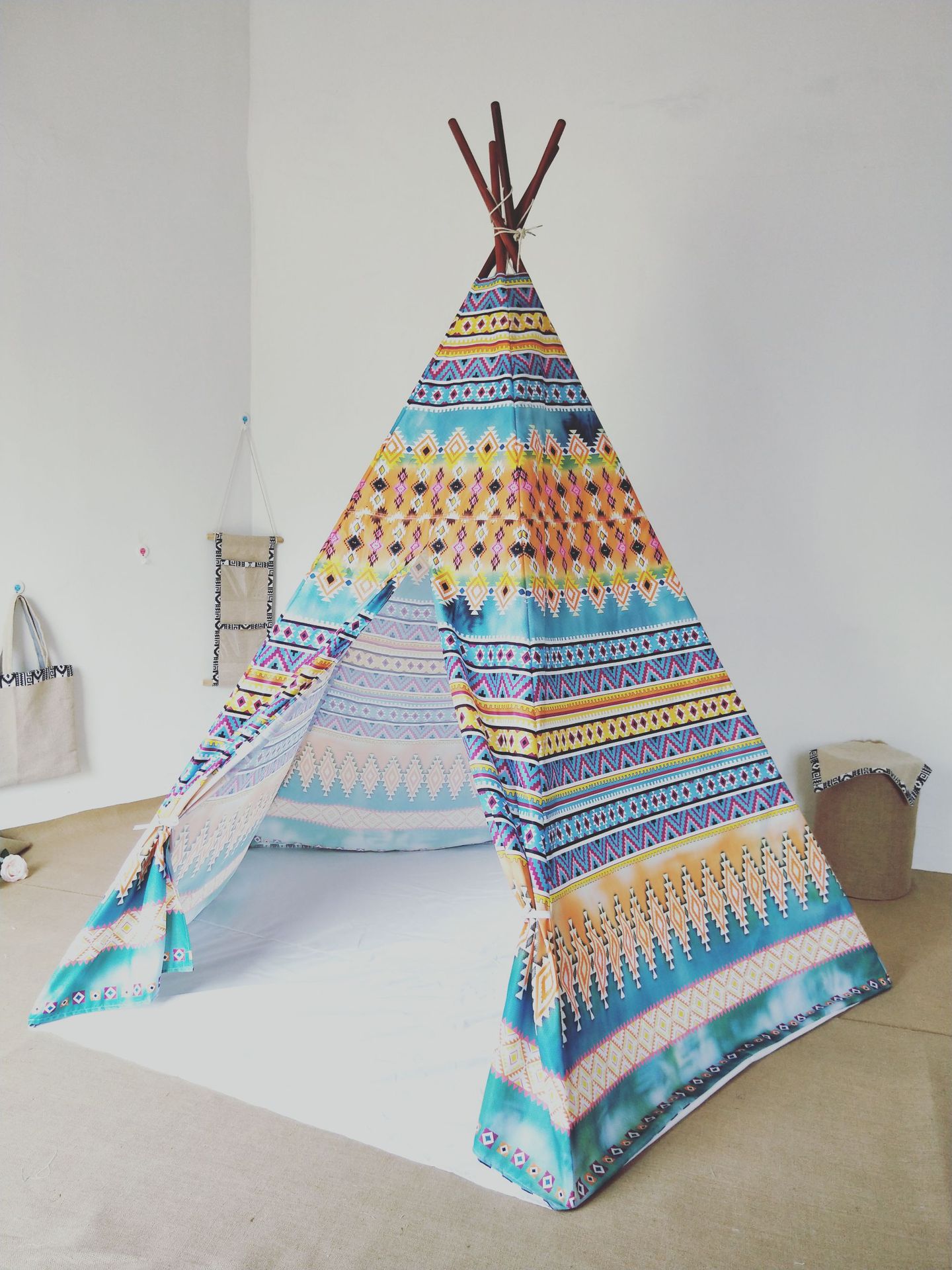 新款成人儿童帐篷印第安帐篷摄影道具游戏帐篷