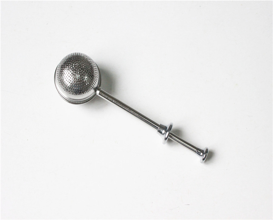 304不锈钢针筒按压式圆型茶漏茶隔 滤茶器泡茶器 茶叶香料过滤器