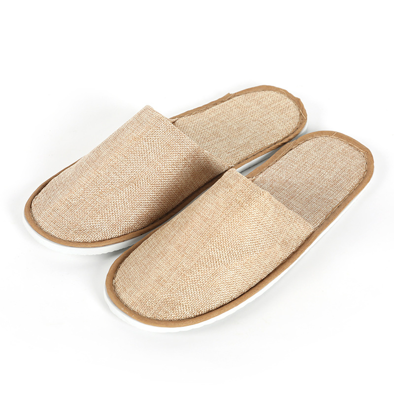 Star Hotel Disposable Slippers Wholesale Thickened Non-Slip Slippers Beauty Salon Slippers Spot Logo