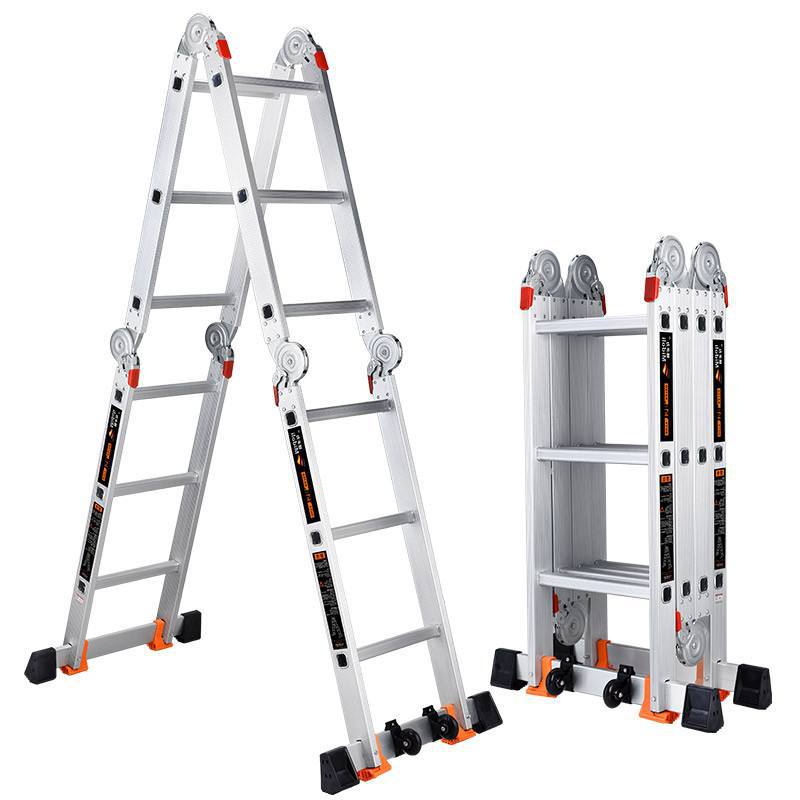 卫生应急库房伸缩折叠梯人字梯