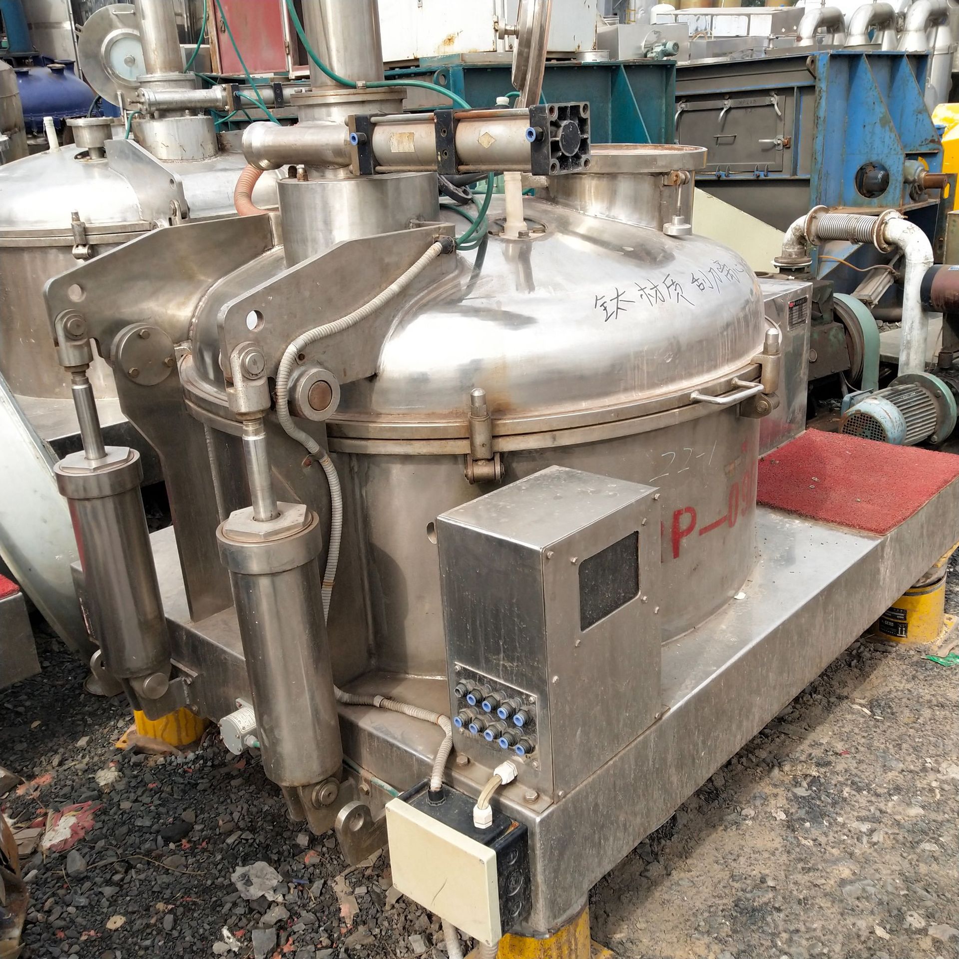 二手离心机 钛材1米平板密闭离心机 全新不锈钢平板密闭离心机