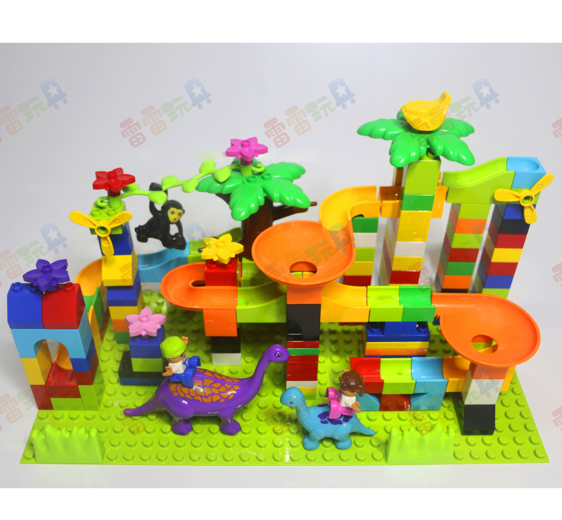 兼容乐高大颗粒积木1-3-6周岁拼装拼插建构塑料儿童积木玩具场景