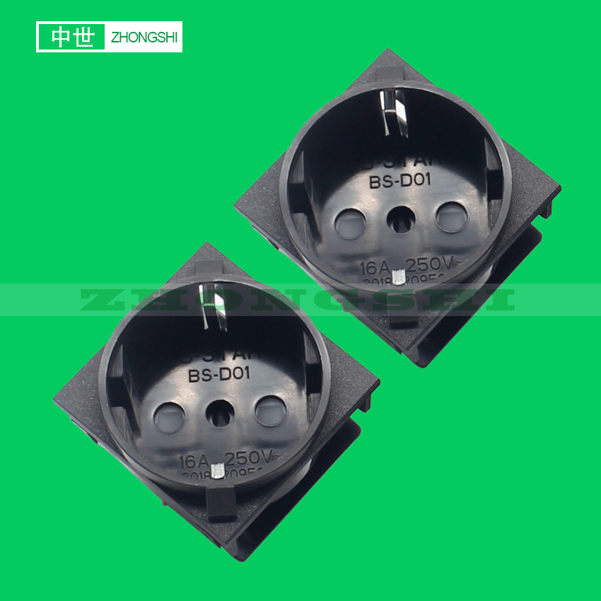 pdu机柜排插 欧规欧式欧标插座 大电流16a嵌入式德标德式德规插座