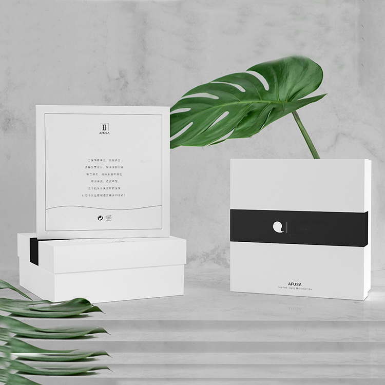 化妆品面膜包装盒定制 天地盖彩盒 翻盖护肤礼盒印刷 免费打样