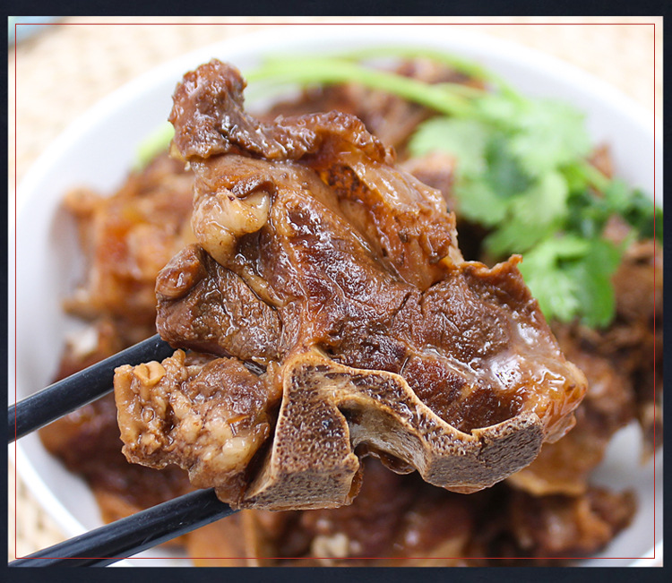 老北京味羊蝎子1000g熟制羊脊骨羊肉熟食火锅配料