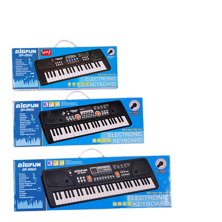 BIGFUN电子琴跨境亚马逊37键61键钢琴儿童玩具带话筒音乐礼物